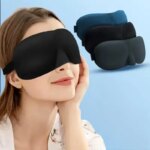 Sleeping Mask Cover Slaapmasker Blockout Eye Comfort Blindfold Concave Light with Women Men Office Use Aid Eye Travel