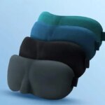 Sleeping Mask Cover Slaapmasker Blockout Eye Comfort Blindfold Concave Light with Women Men Office Use Aid Eye Travel - Image 4