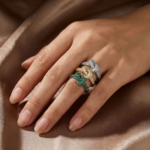 Luxury Colorful CZ Knot Stainless Steel Ring for Women Gold Plated Statement Fashion Jewelry Wedding Party Gift Daily Wear Trend - Image 6