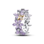 Luxury Original 925 Sterling Silver Heart-shaped Bow Flower Ring fit Women's High-end Jewelry Parties Valentine's Day Gifts - Image 3