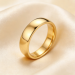 Gold Color Wedding Band Engagement Stainless steel Ring  for Women Men US Sizes 4 5 6 7 8 9 10 11 12 13 14 15 Free Shipping - Image 2