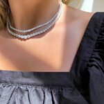 Moissanite Diamond Tennis Necklace with Certificate 3-5mm Size Gradient Diamond Riviera Necklace S925 Silver Choker for Women - Image 4