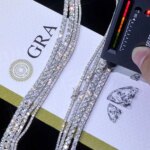 NUOYA Hip Hop Moissanite Tennis Necklace Ice Out VVS1 Diamond Chain Sparkling Jewelry Luxury Gifts for Men and Women - Image 3