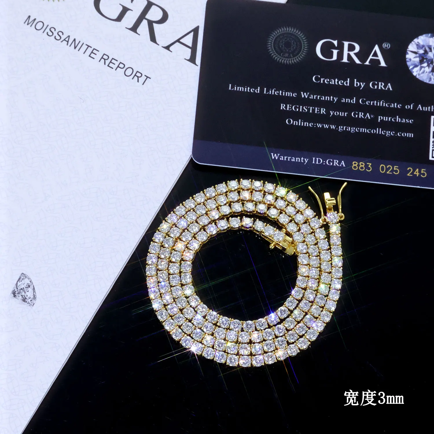 3mm gold