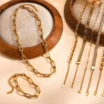 Women Stainless Steel Chain Bracelet,18K Gold Plated Twist Paperclip Adjustable Link Bracelet,Chunky Stackable Layered Jewelry - Image 5