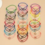 Simple Fashion Unisex Bracelet 3 Metal Round Circle Accessory Adjustable Men's Rope Bracelet for Women Jewelry Gifts - Image 6
