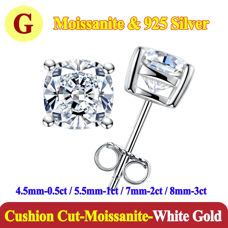 cushion-white gold