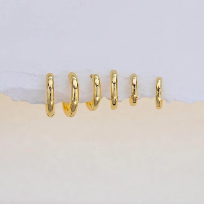 2PCS Tiny Stainless Steel Huggie Small Hoop Earrings For Women Round Circle Punk Unisex Rock Earring Cartilage Piercing Jewelry - Image 6