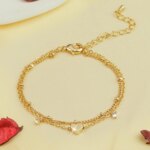 925 Sliver Plated CZ Anklet Bracelets for Women Girl Trendy New Waterproof Heart Charm Dainty Layer Chain Anklets Jewelry Gifts - Image 5