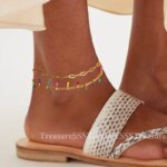 Anklets for Women Summer Beach Accessories Stainless Steel Imitation Pearl Chain Anklet Gold Color Leg Bracelets Bodychain Gifts - Image 3