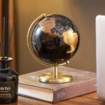 Home Decor Accessories Retro World Globe Modern Learning World Map Globe Kids Study Desk Decor Globe Geography Kids Education - Image 2