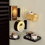 Mini Lightbox Fridge Magnet Coffee Japanese Creative Tourism Souvenir Magnetic Luminous Light Box Home Decoration Gift - Image 2