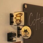 Mini Lightbox Fridge Magnet Coffee Japanese Creative Tourism Souvenir Magnetic Luminous Light Box Home Decoration Gift - Image 4