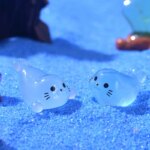 10/20/50pcs Kawaii Luminous Mini Seal Pup Resin Glow At Night Marine Animal Figurines Ornament Fairy Garden DIY Accessories - Image 4