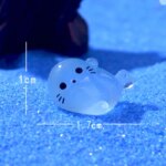 10/20/50pcs Kawaii Luminous Mini Seal Pup Resin Glow At Night Marine Animal Figurines Ornament Fairy Garden DIY Accessories - Image 5