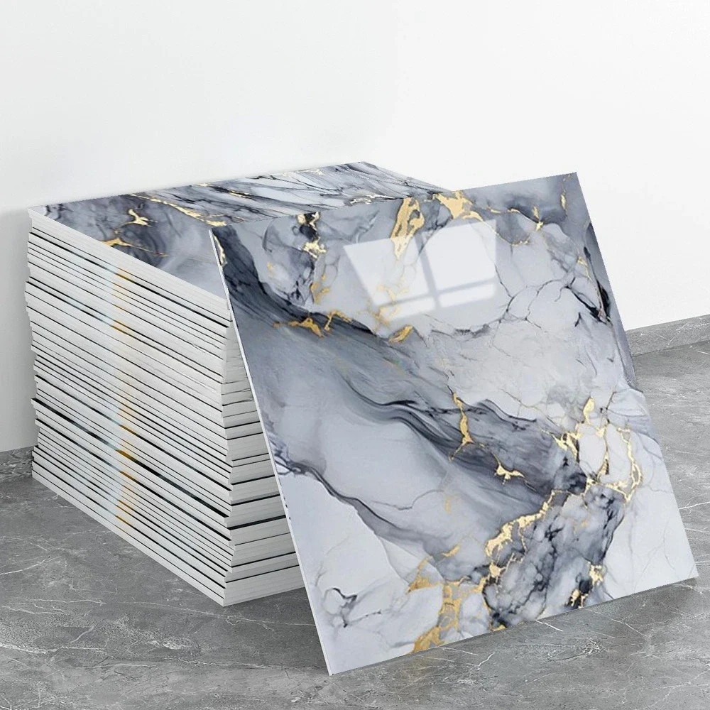 37815-j71gvk.jpg 10-40PCS Imitation Marble 3D Ceramic Tile Wall Renovation Decoration Sticker Waterproof Self-adhesive Home Floor Sticker - Image 1