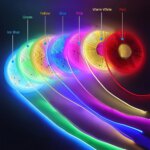 5V USB 3mm PCB COB LED Strip Light with Switch Dimmer Remote Control 320 LEDs High Density Linear Lighting Flexible Tape Lamp - Image 5