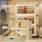 Foldable Storage Box with Clear Door - Spacious, Durable, and Easy-to-Assemble - Ideal for Organizing Clothes, Books, Toys, and - Image 2