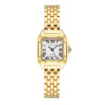 Women Watch Light Luxury Brand Business Gold Stainless Steel Ladies Fashion Quartz Watches Female Clock Bracelet Wristwatch - Image 3