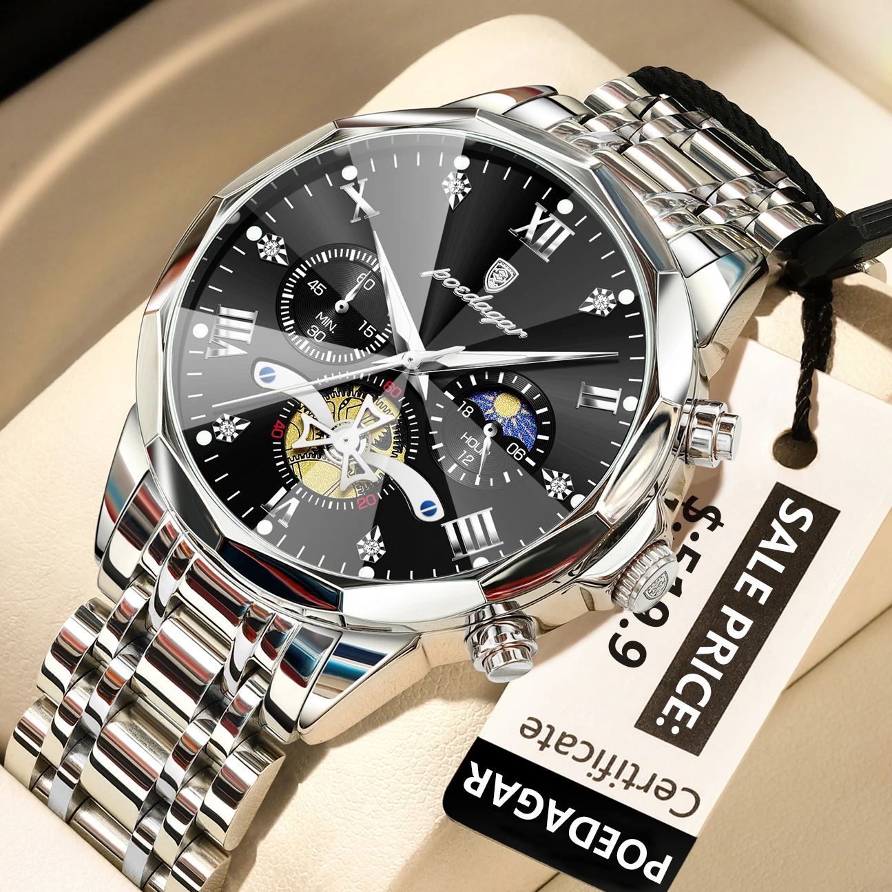 938 Silver Black