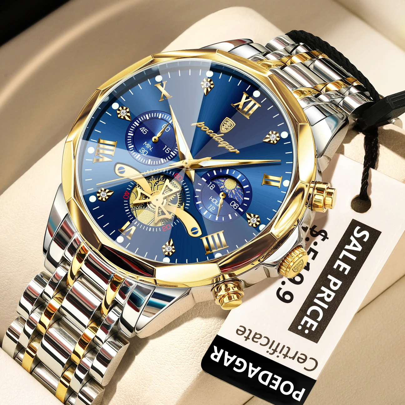 938 Gold Gold Blue