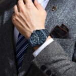 POEDAGAR Sport Original Men Clock Quartz Date Week Luxury Man Wristwatch Waterproof Luminous Stainless Steel Men's Watches Reloj - Image 5