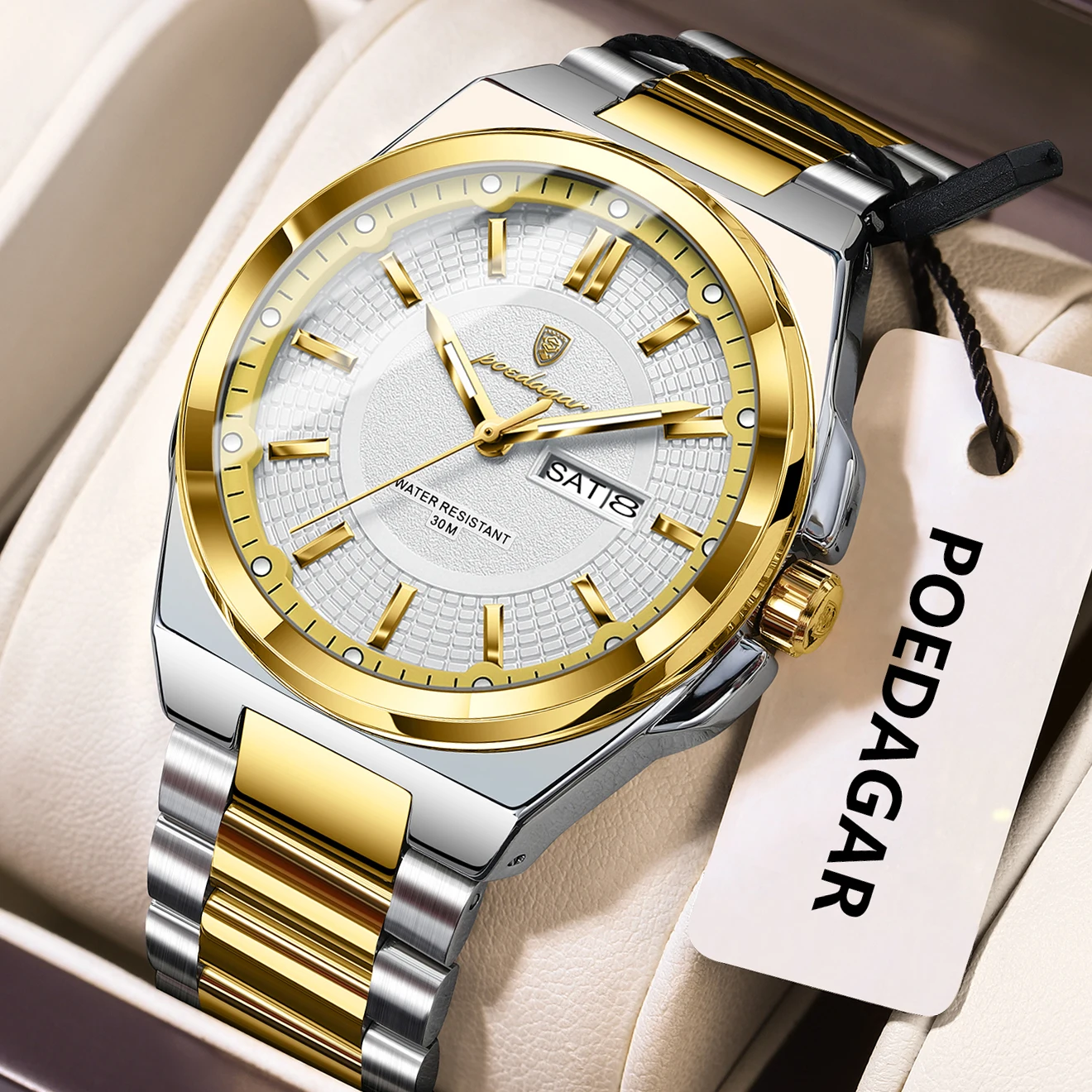 896 Gold White