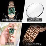 POEDAGAR Luxury Watch For Woman Waterproof Calendar High Quality Ladies Watch Stainless Steel Quartz Women's Watches Elegant+Box - Image 5