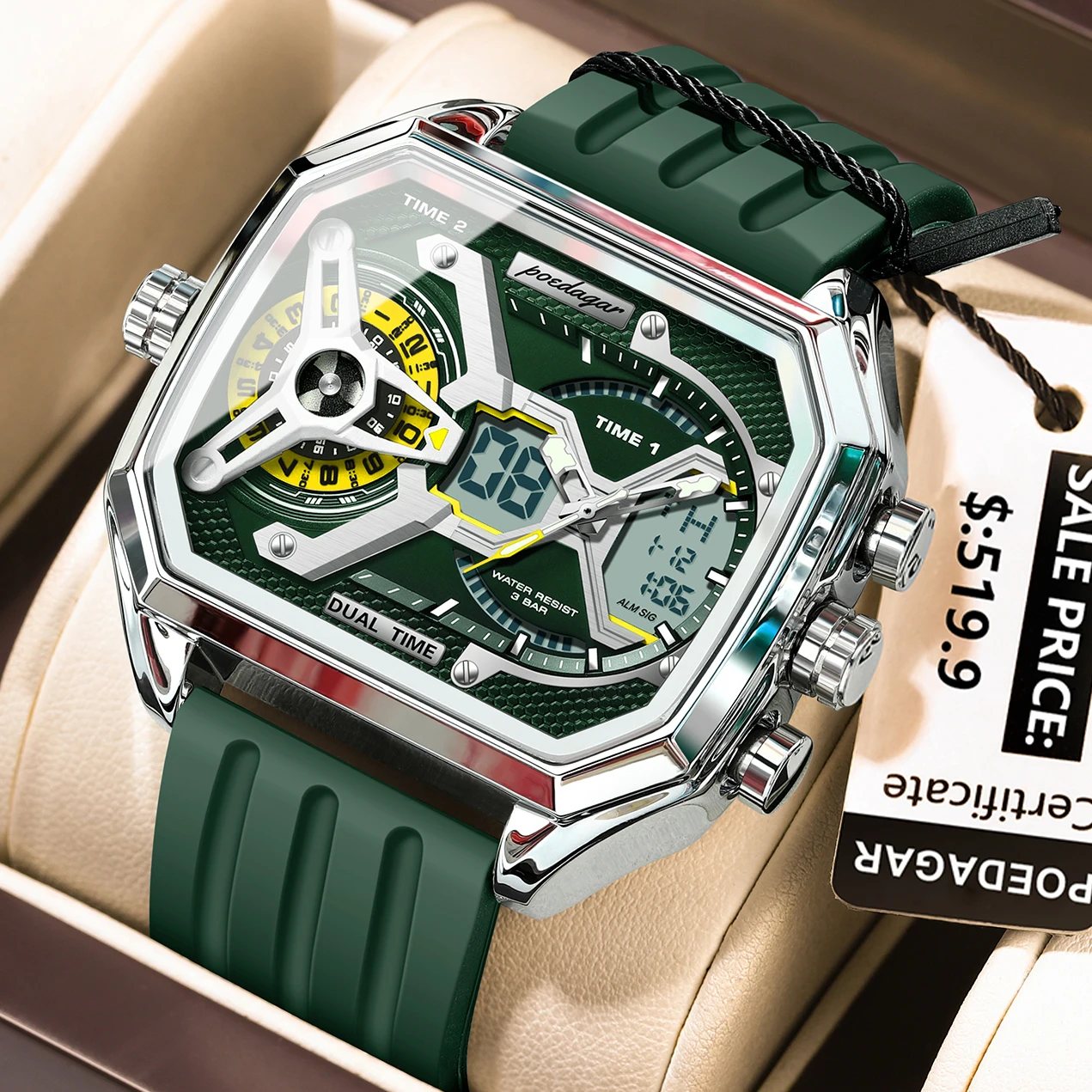 E106 Silver Green