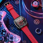 CURREN Fashion men watch brand unique square design luxury quartz sports tape watches men waterproof - Image 6