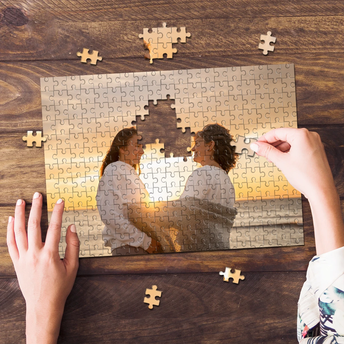 38665-exlmch.jpg 35/300/500/1025pcs Personalized Custom Photo Puzzle Friend Upload Photo For Customized Puzzle Unique Gift For Family Friends Spe - Image 1