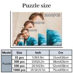 35/300/500/1025pcs Personalized Custom Photo Puzzle Friend Upload Photo For Customized Puzzle Unique Gift For Family Friends Spe - Image 4
