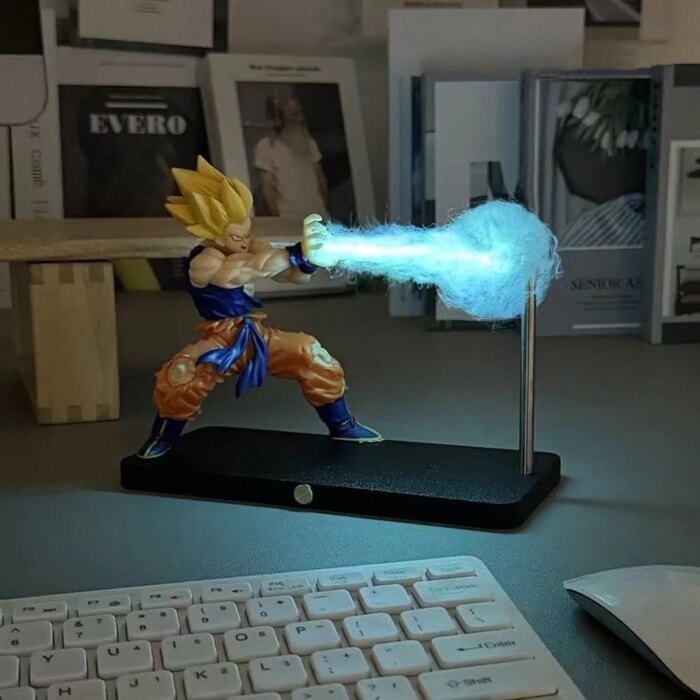 Son Goku Kamehameha night lamp desktop decoration model night anime surrounding children's toys birthday gift - Image 5