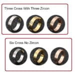 Trendy Stainless Steel Rose Gold Color Love Ring for Women Men Couple CZ Crystal Rings Luxury Brand Jewelry Wedding Gift - Image 5