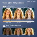 Magnetic Phone Rear Camera Selfie Screen with Fill Light - Image 4
