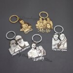 Personalized Photo Keychain | Custom Engraved Picture Pendant - Image 5