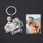Personalized Photo Keychain | Custom Engraved Picture Pendant - Image 6