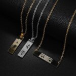 Custom Engraved Photo & Name Necklace – Personalized Stainless Steel Square Pendant Gift - Image 5
