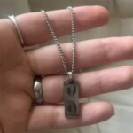 Custom Engraved Photo & Name Necklace – Personalized Stainless Steel Square Pendant Gift - Image 3