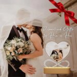 Personalized LED Acrylic Photo Frame – Custom Couple and Family Anniversary Gift - Image 4