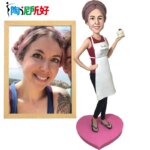 Clay Doll Bobbleheads Figurines,full body Customized,Wedding anniversary gift for wife,Personalized Doll Sculptures with Photos - Image 4