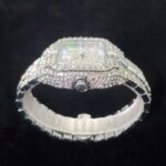 New Luxury Diamond Watch Men Fashion Iced Out Square Colorful Number Watches - Image 4