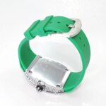 Luxury Diamond Watch For Women Elegant Tonneau Original Design Watches Fashion Ice Out Sport Rubber Strap Waterproof Mille Clock - Image 5