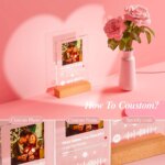 Personalised Acrylic Spotify Music Photo Plaque with LED Night Light Custom Mothers Day Gift Photo frames Custom Couple Gift - Image 4