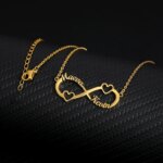 Custom Heart Infinity Name Necklace – Personalized Stainless Steel Necklace for Women and Men - Image 3