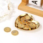 Personalized Wedding Arrhae Coins Set – Custom Heart Plate Arras de Boda Cristiana Ceremony Gift - Image 3