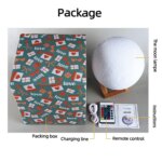 Personalized 3D Moon Lamp with Photo & Text – Custom USB LED Night Light Gift - Image 5