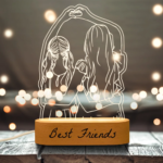 Personalized Gift Photo 3D Lamp Customized Wedding Anniversary Valentines Day Gift Night Light Picture Text Engraving Gift - Image 5