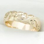 Huitan Aesthetic Women Wedding Rings with Flower Pattern Luxury Gold Color Proposal Engagement Rings Statement Accessory Jewelry - Image 4