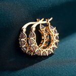 Huitan Full Paved Crystal CZ Hoop Earrings for Women Dazzling Accessories Wedding Party Delicate Birthday Gift Statement Jewelry - Image 3